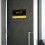 Office Türschild Schwebendes Logo Schild Für Geschäft Schwarz 7