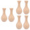 6Stück Selbermachen Weißer Vase Tonform Set 6