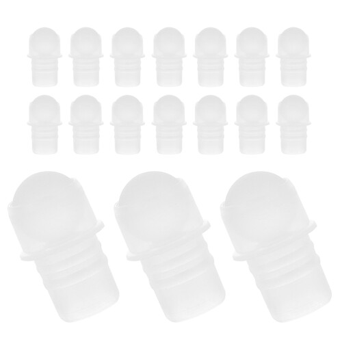 40Stk Durchsichtige PP Ätherische Öle Anwendung Lippenroller Set