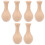 6Stück Selbermachen Weißer Vase Tonform Set 3