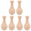 6Stück Selbermachen Weißer Vase Tonform Set 2