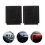 Mikrofon Schwarz Metall Set 2