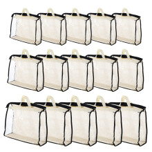 15Stk Hängende PVC Organizer Handtaschen Beutel Staubdicht Transparent
