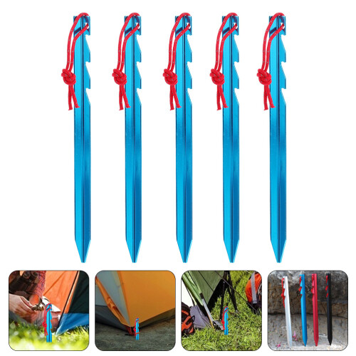 Raindrops 5 Heringe Erdnägel Camping Zubehör 2