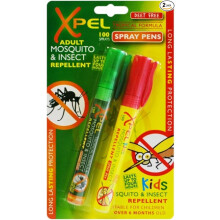 XPEL Adult & Kids Tropical Formula Mosquito & Pens
