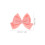 Cloth Bow Scooter Decorations Bowknot Pink Decoration 1pack 3