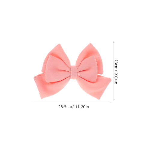 Cloth Bow Scooter Decorations Bowknot Pink Decoration 1pack 2