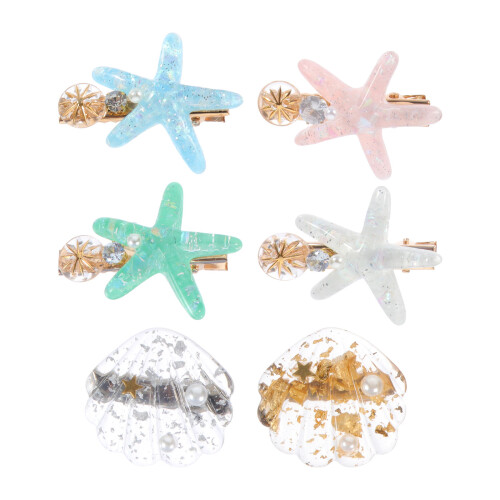 6St Haaraccessoires Met Schelp En Voor Bruiloften En Feestjes 1