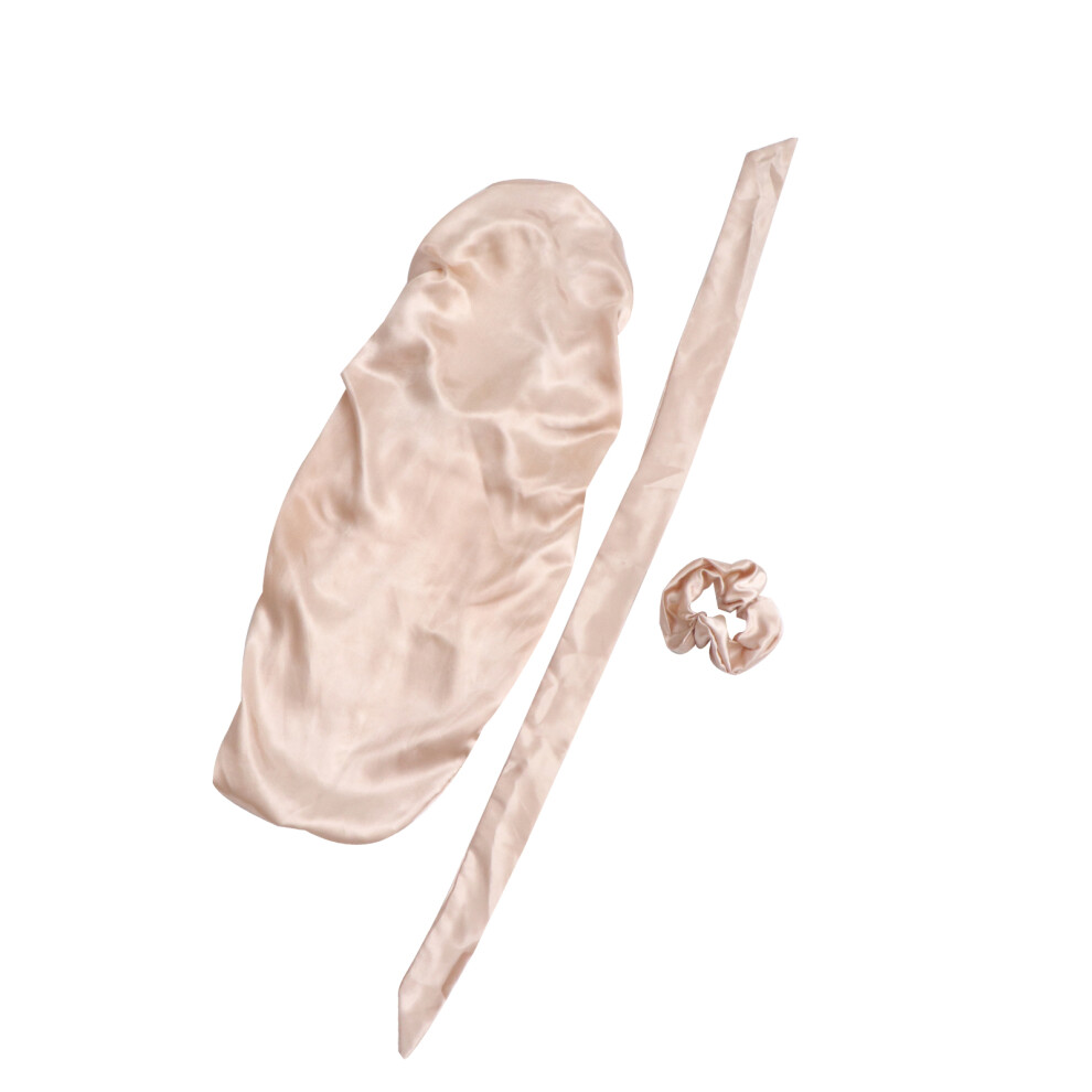 3Pack Satijnen Gevoerde Slaapmuts Voor Vrouwen Nacht Comfort-image