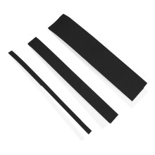 3Rolls Zwarte Zelfklevende Viltstrip Voor - En Vloerbescherming