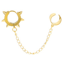 Earclip Oorbelopening RVS Oorsieraden