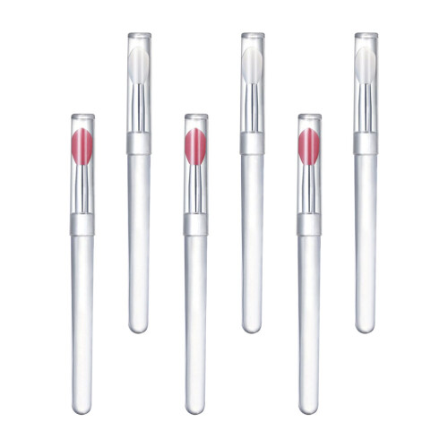 6St Silikon Lippenpinsel Mit Deckel Für Lipliner