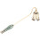 Golden Metal Long Handle Candle Flame Snuffer Control 1 5