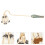 Golden Metal Long Handle Candle Flame Snuffer Control 1 11