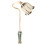 Golden Metal Long Handle Candle Flame Snuffer Control 1 10