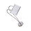 1St Halter Display Regal Silber 4