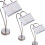 1St Halter Display Regal Silber 8