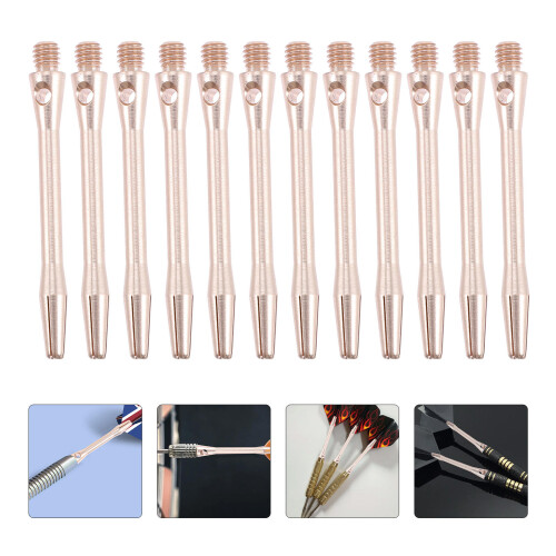 12Stk Metall Dartshaft Wiederverwendbare Stifte 2
