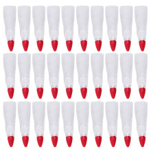 30 . Fingertüten Weiß Kunststoff Für Make-up