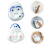 2 Essstäbchenablage Mit Essigschale Keramik Panda 9
