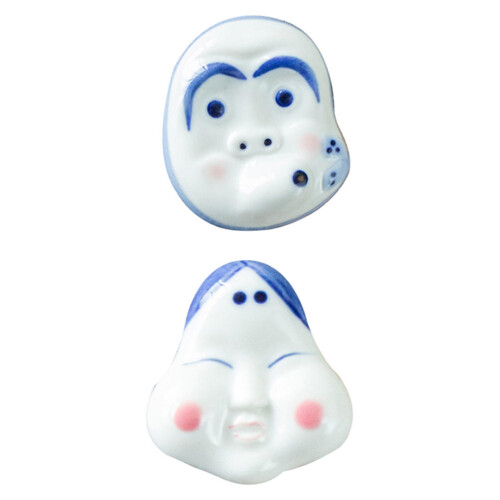 2 Essstäbchenablage Mit Essigschale Keramik Panda 1
