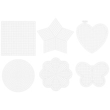 6St Kunststoff-Mesh-Platten Für Strick Und Näharbeiten Weiß
