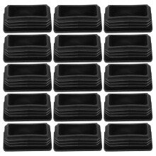 Worgeous 100 . Rohrstopfen Gummistopfen 4,00x2,00x1,70 Cm Schwarz