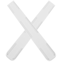 2 Schiebe-Schubladenführungen 26,5 X 3 Cm Weiß