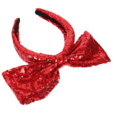 4Stk. Schleife Haarreif Pailletten Haarschmuck Für