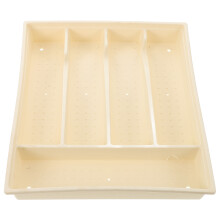 Plateau Beige PP Pour Rangement Couverts Et Ustensiles Cuisine