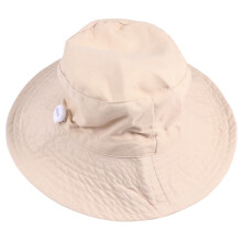 Zonbescherming Hoed Baby Ademend Beige Verstelbare Kinderhoed