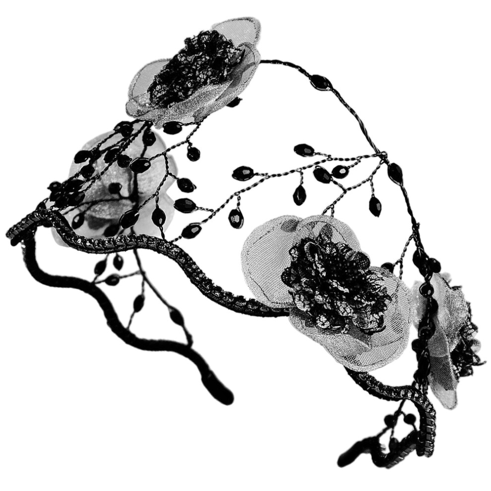 Rhinestone Haarband Bruiloft Haarversiering 1 Set-image