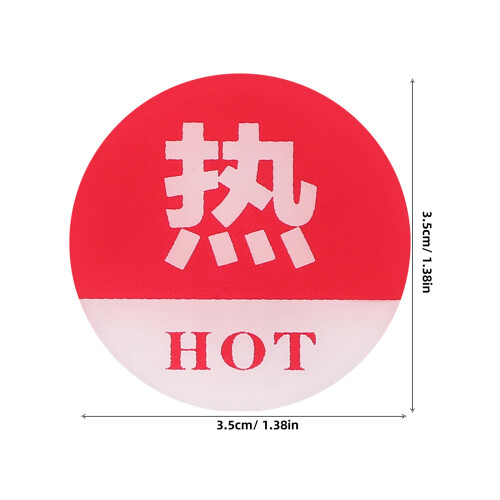 10 Paar Hot And Cold Aufkleber Für 1