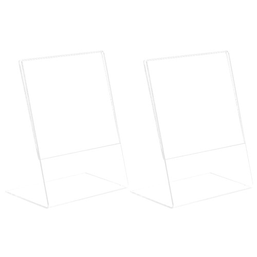 2 Displayständer Mit Klarer Rahmloser Transparenter Anzeige 2