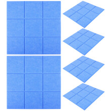 6 Stuks Geluidsdichte Felt Mat Wandsticker 30x30 Cm -