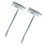 2 Pcs/Set Spark Plug Socket Wrench Chainsaw Wrenches Silver 1