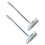 2 Pcs/Set Spark Plug Socket Wrench Chainsaw Wrenches Silver 6