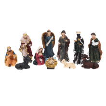 3 Sets Krippen-Figuren Baby Kunstobjekte Sammlung Geschenk Skulpturen
