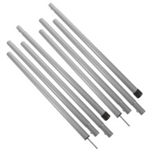 Campingzelt 2 Sets 25 Mm Durchmesser Silber