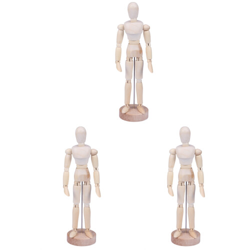 3 Stuks Scharnierende Model Ambachten Decor 1