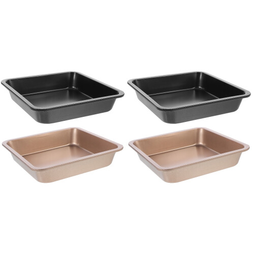 4 Kuchen-Toastplatten Backen Küchenbehälter 2