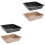 4 Kuchen-Toastplatten Backen Küchenbehälter 4