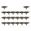20 Pcs Sofa Legs Replacement Furniture Shape Sturdy Support 6