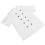 Mens Chefjas Wit Polyester 1 Set 5