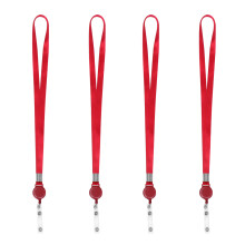 Red Polyester Lanyard Keychain Für Sportveranstaltungen