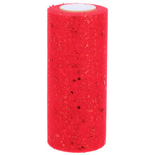 1 Rolle Puder Netz Rollgarn Band Pailletten 15 Cm Hochzeit