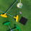 1Set Schwarzes Golf 4,7x4,7 Zoll Tragbar 11