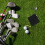 1Set Schwarzes Golf 4,7x4,7 Zoll Tragbar 3