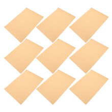 100 Stuks A4 Kraft Karton Geverfd Papier Blanko Kraftpapier 4K