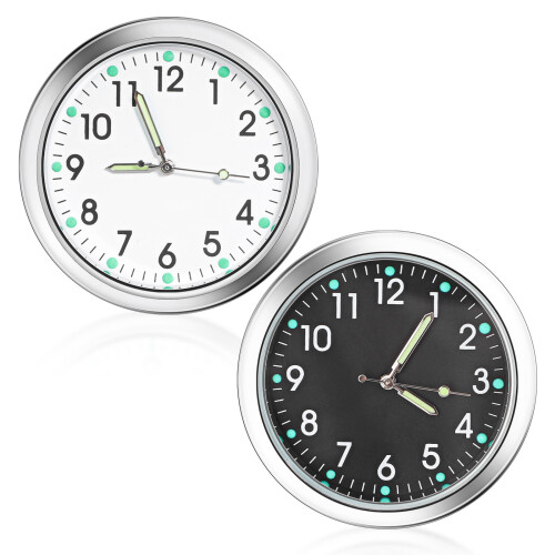 2 Stuks Mini Plakbare Lichtgevende Dashboard Auto